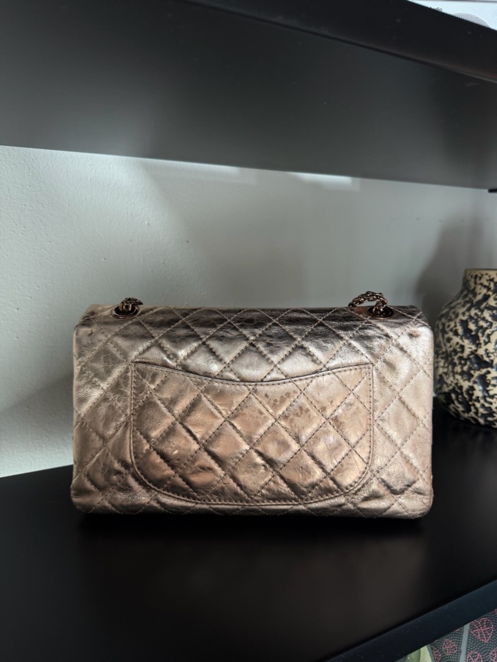 Chanel Reissue 2.55 Rose Gold Handbag Rare Color - Picture 2 of 8